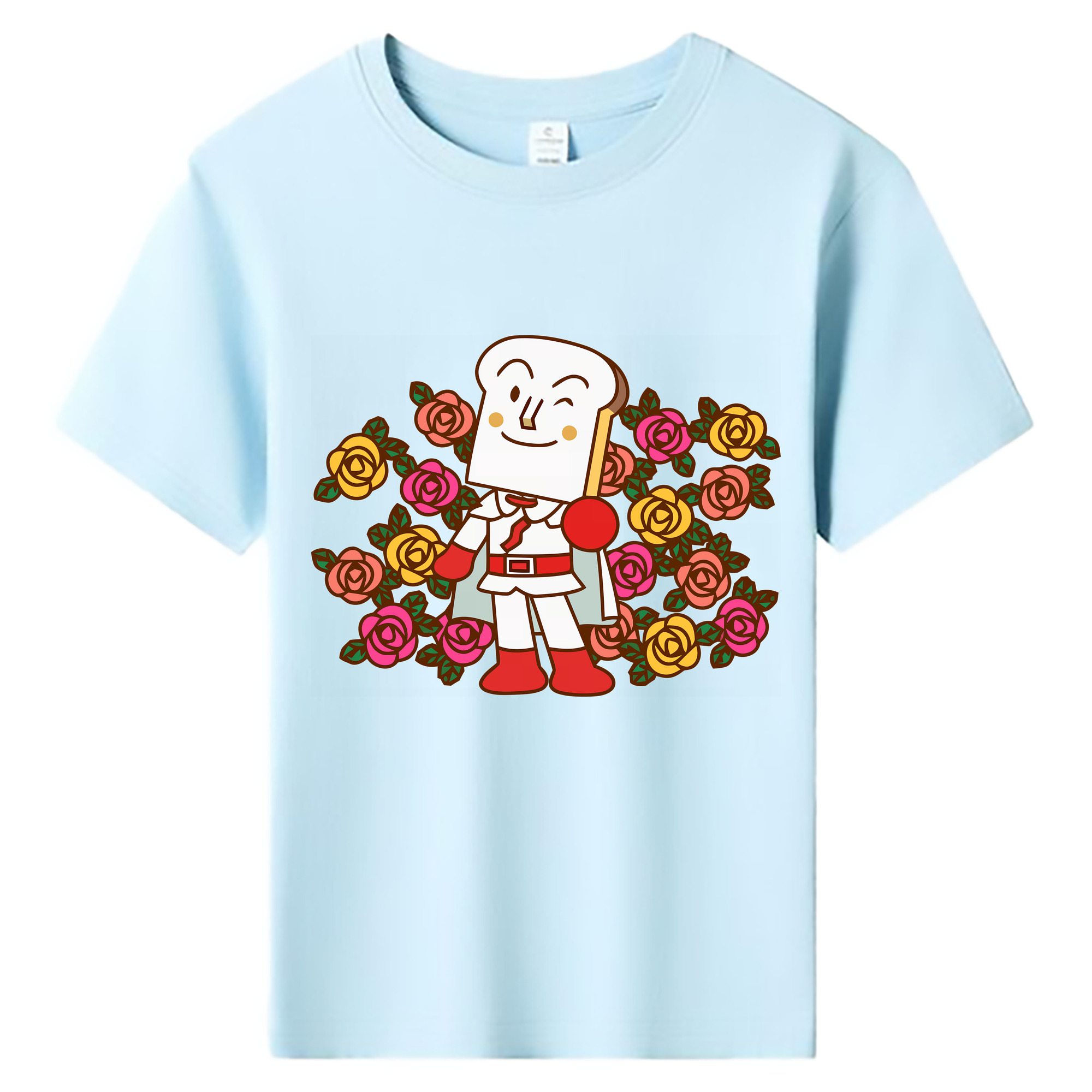 （画像用） アンパンマン Anpanman 綿100％キッズTシャツ（フロントプリント）